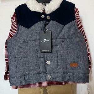 Seven For All Mankind toddler set 12m